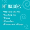 image:imageYumEarth No Bake Cake Pop Kit  Vegan Chocolate Peppermint Baking Kit  Non GMO Allergen Friendly Dairy Free No Artificial Dyes  Christmas Activity for Kids and Adults  Holiday Baking