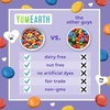 image:imageYumEarth Valentines Choco Yums 15 Individually Wrapped Snack Packs Allergy Friendly Gluten Free NonGMO Vegan No Artificial Dyes 75 Ounce Pack of 175 Ounce Pack of 1