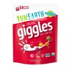 image:imageYumEarth Organic Sour Giggles Chewy Candy  Allergy Friendly Top 9 Free No Artificial Dyes Non GMO Gluten Free Vegan  Individually Wrapped Sour Snack Packs  05 Ounce Pack of 10Giggles
