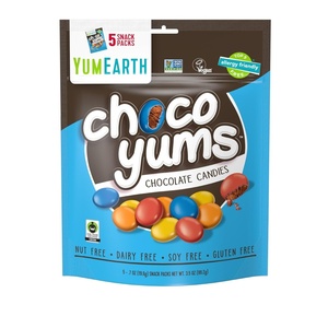 image:imageYumEarth Choco Yums 507 Ounce Snack Packs Allergy Friendly Gluten Free NonGMO Vegan No Artificial Flavors or Dyes 35 Ounce Pack of 135 Ounce Pack of 1