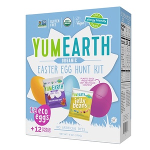 image:imageYumEarth Organic Easter Candy Variety Box 94 Ounce  Organic Gummy Fruits Jelly Beans amp Pops  Spring Fruit Flavors  Allergy Friendly Gluten Free NonGMO Vegan No Artificial Dyes6 Ounce