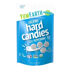 image:imageYumEarth Organic Fruit Drops Hard Candy Assorted Flavors 425 Pound Pack of 1  Allergy Friendly Non GMO Gluten Free Vegan Packaging May VaryMint