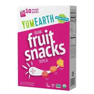 image:imageYumEarth Organic Fruit Snacks Box 07 Ounce Pack of 10Tropical Fruit