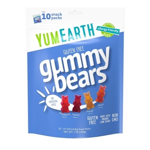 image:imageYumearth Gummy Bears Snack Pack 7 OunceAssorted Flavors