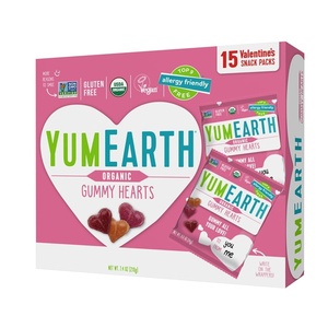 image:imageYumearth Gummy Fruit Valentines Heart Organic 75 OunceGummy Hearts