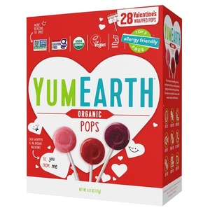 image:imageYumearth Gummy Fruit Valentines Heart Organic 75 OunceLollipops
